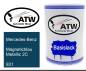 Preview: Mercedes-Benz, Magneticblau Metallic 2C, 931: 500ml Lackdose, von ATW Autoteile West.